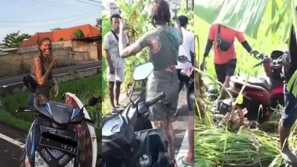 Tourist scooter accident in Bali - Why helmet checks save lives (2024 data_