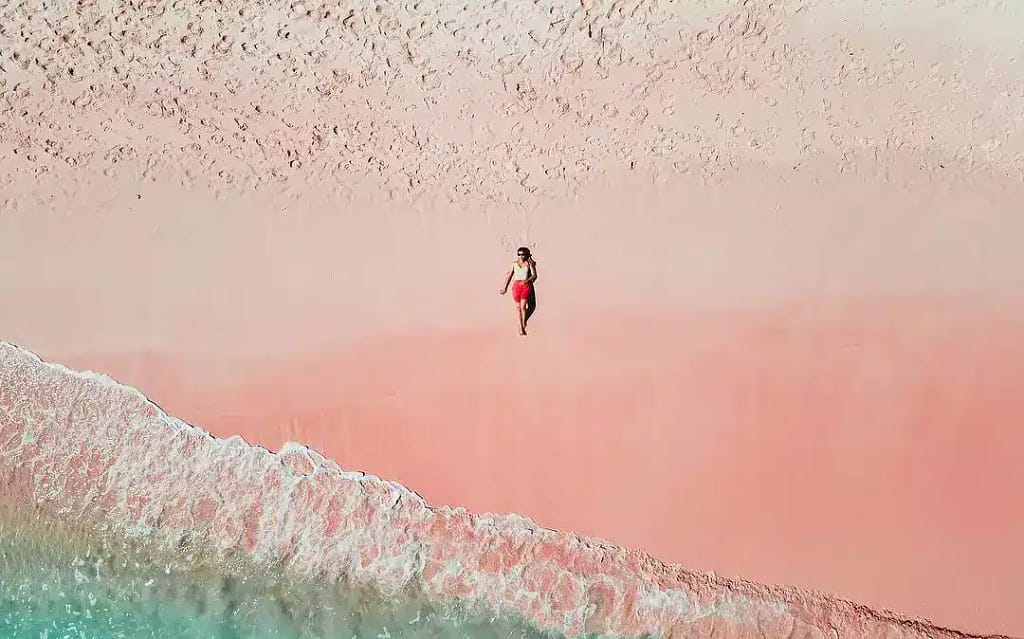 Snorkeling at Pink Beach
