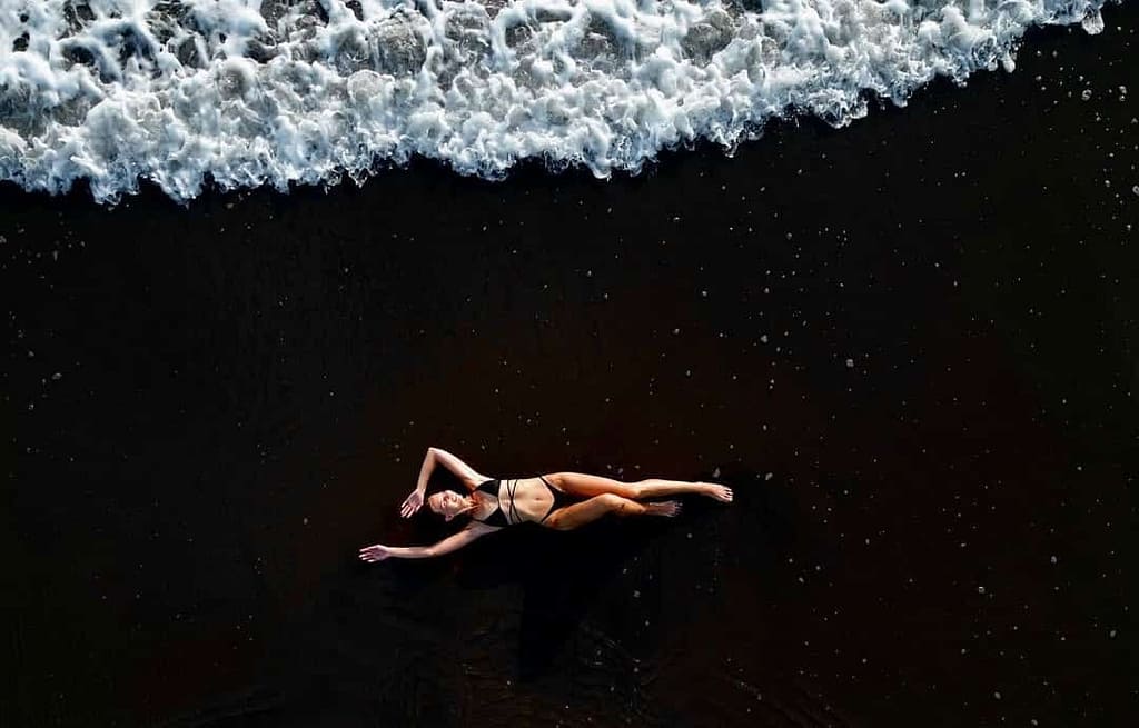 Blasck Sand Beach Bali