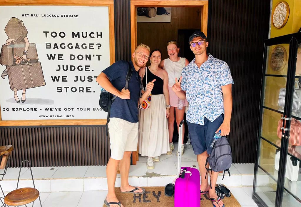 Happy Customer Hey Bali Luggage Storage