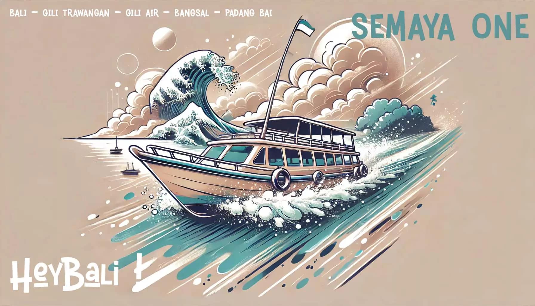 semaya one fast boat bali gili trawangan