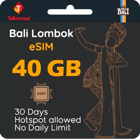 esim Bali 40GB