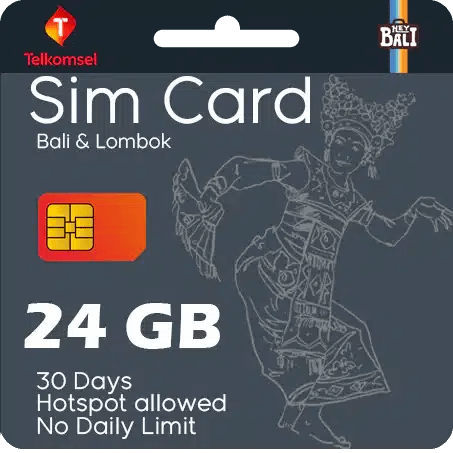 sim card bali 24GB