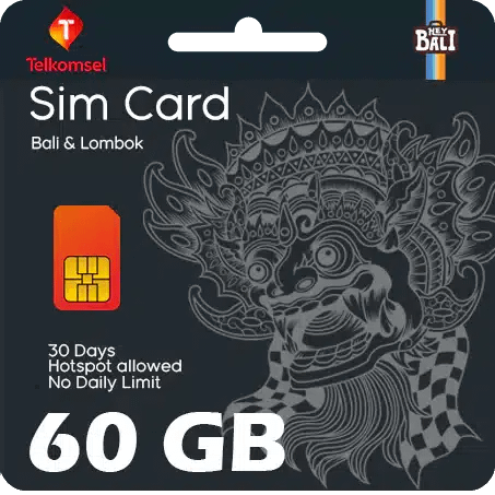 Sim Card Bali 60 GB