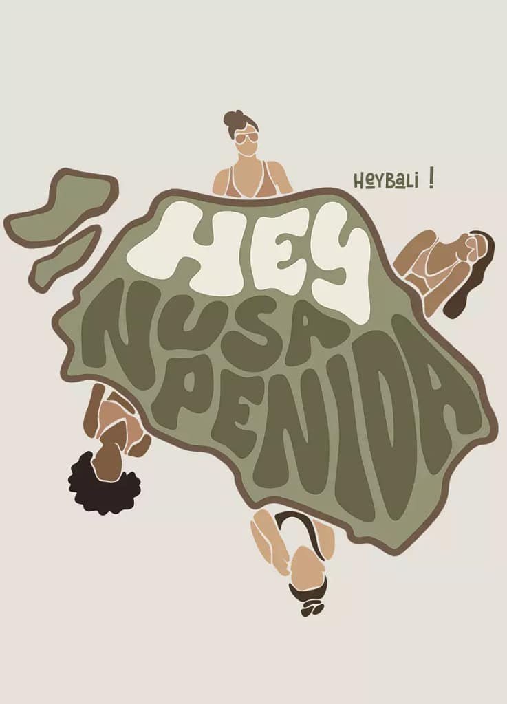 Peta Nusa Penida dan Lembongan