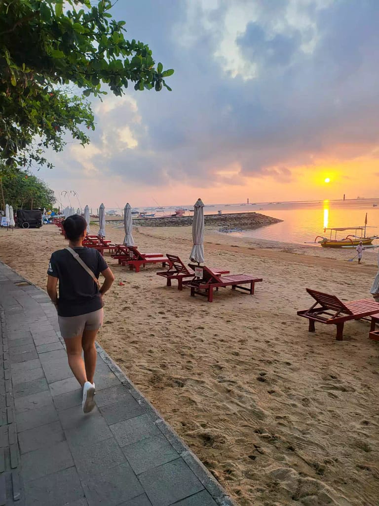 best beach sunrise experience in Bali