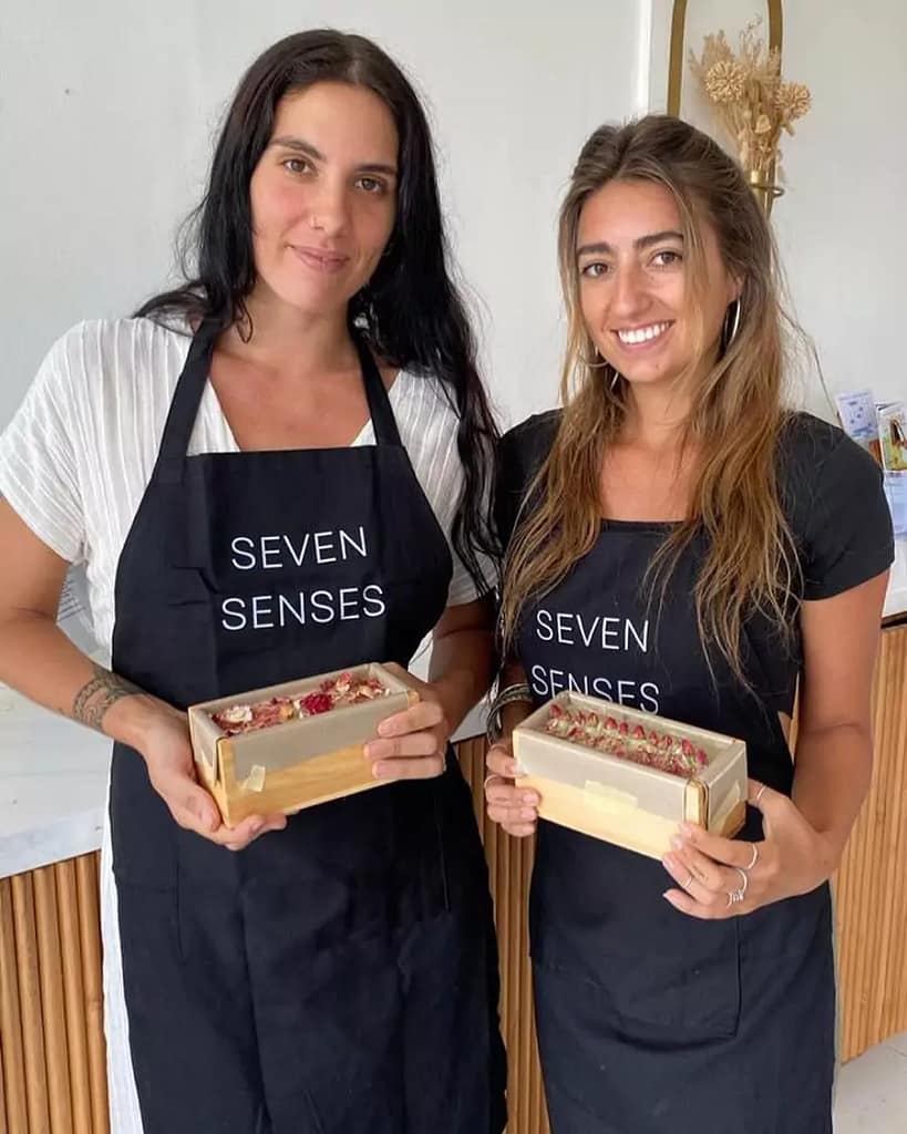 Example of the final candle made by participants at seven sense - Workshop Classes in Canggu