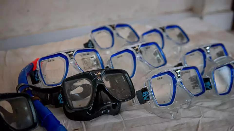 alat snorkeling di gili trawangan