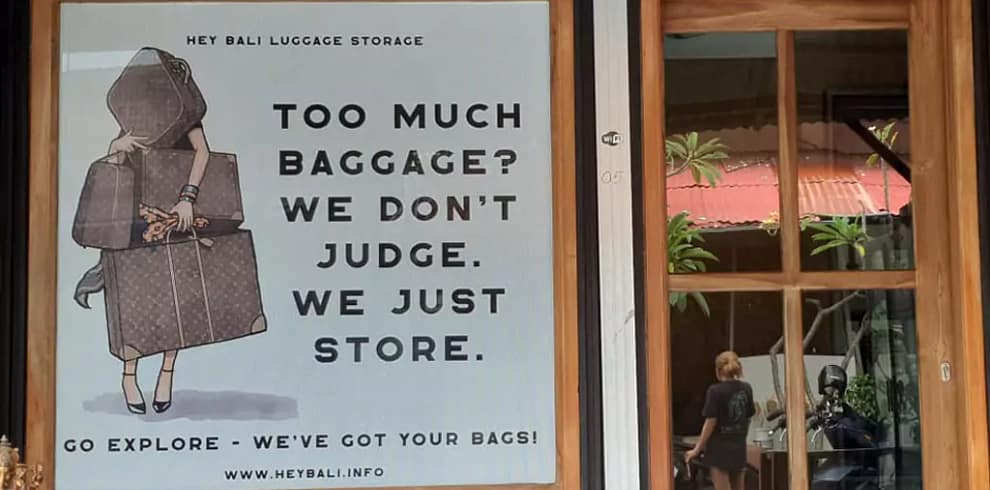 Hey Bali Bag Storage