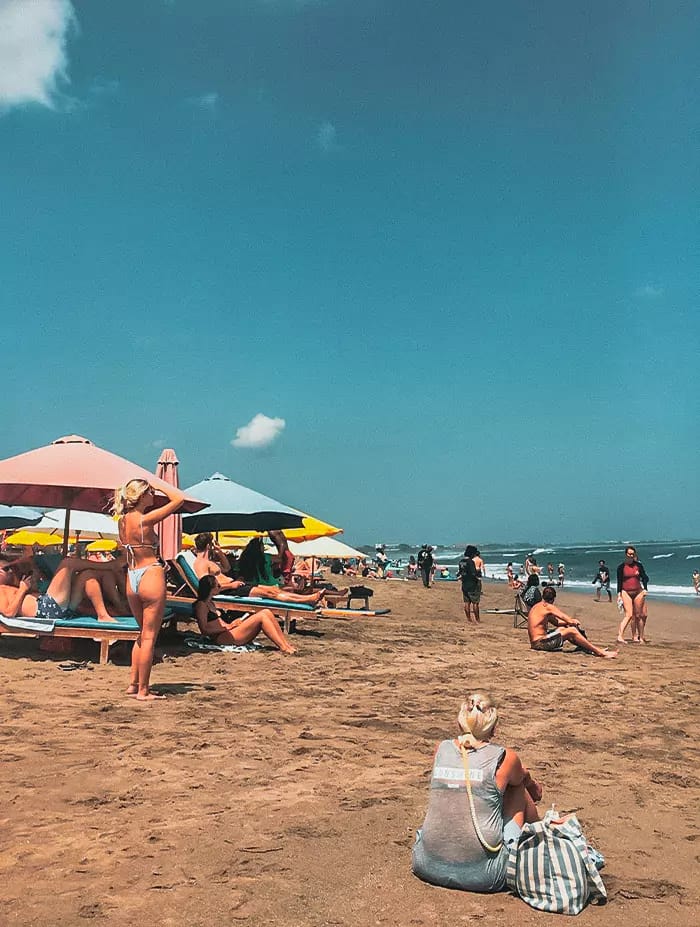 Kuta Beach atmosphere