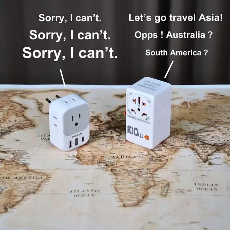 Bali Packing List : Universal Adapter