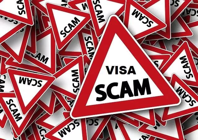 Illustration Bali Visa Scam
