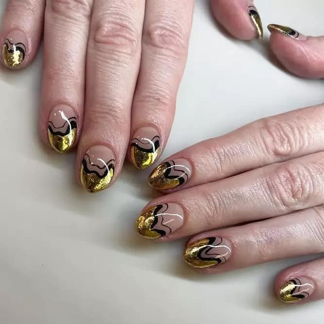 Nail art photo illustration